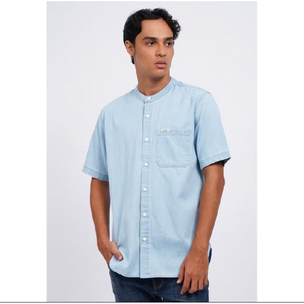 kemeja pendek Wrangler Reguler fit original
