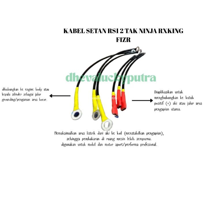kabel setan rs1 2 tak ninja rx king fizr