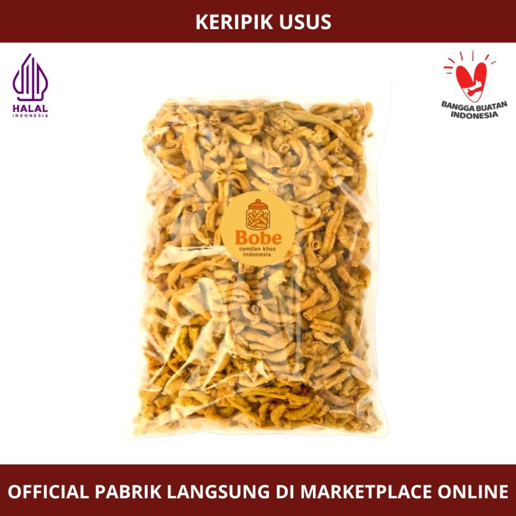 [Toko Kue Bobe] - Keripik Usus Crispy - Snack Kiloan