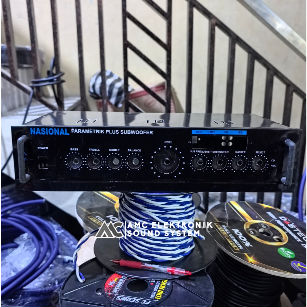 BOX POWER AMPLIFIER NASIONAL BC 205 USB