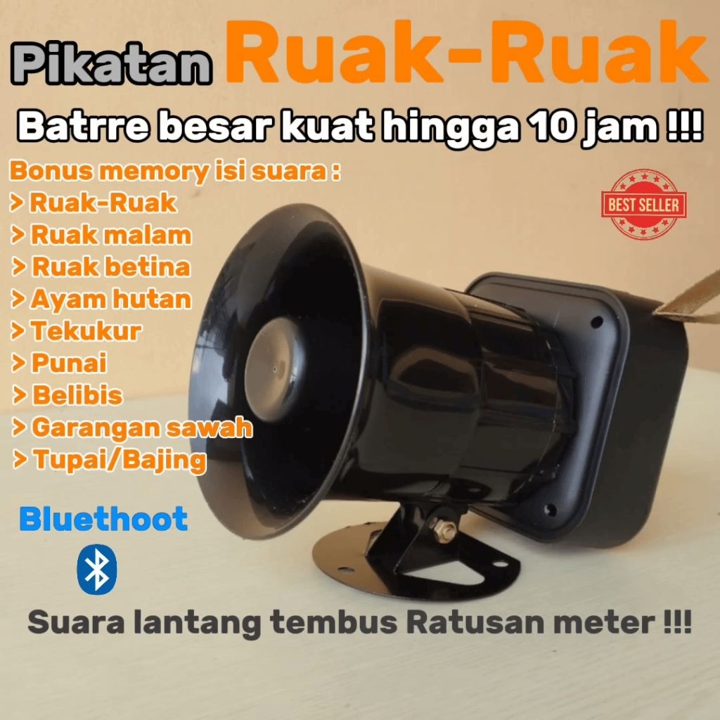 Speaker Toa pikat ruak ruak Speaker hunting bird caller bluethoot suara keras