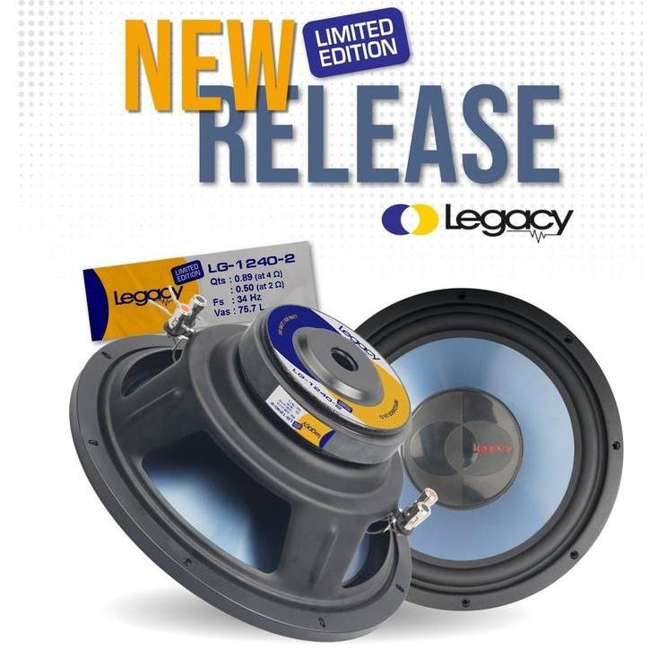 SPEAKER SUBWOOFER LEGACY 1240 LG-1240-2 / LG 1240 12 Inch – 300 WATT WOOFER LIMITED EDITION