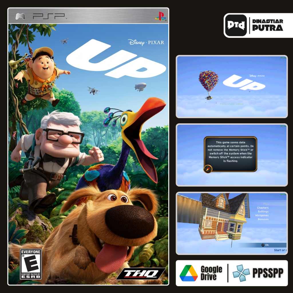 Game PSP UP - Format ISO Siap Main (Google Drive)