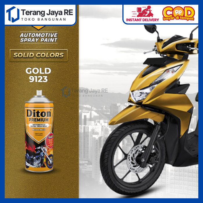 Cat Semprot Diton Premium 9123 Gold