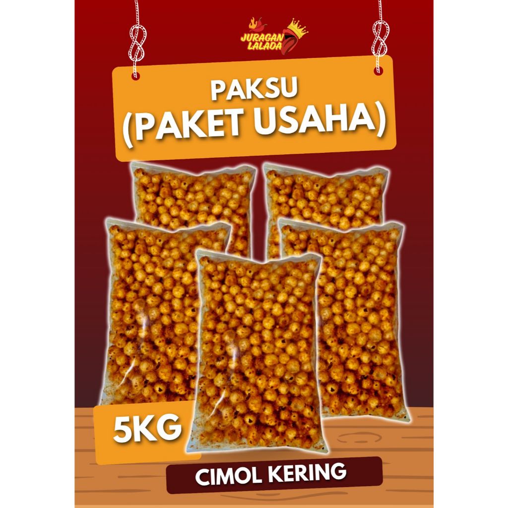 PAKET USAHA (PAKUS) CIMOL KERING / ENDOG LEWO 5KG JURAGAN LALADA