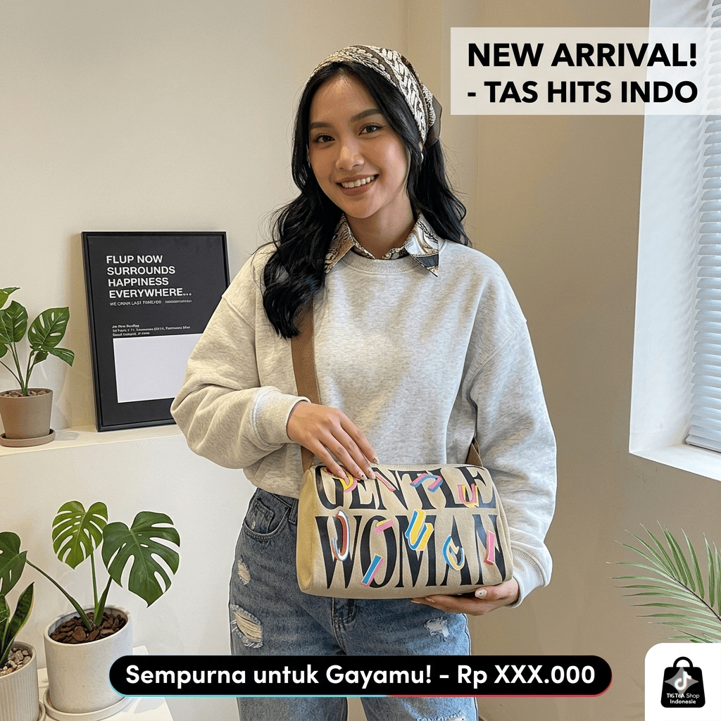 ModaNest-[READY & COD]Gentle Woman  Bag  Tas Selempang Wanita Import Sling Bag Tas Serut GW Bangkok 