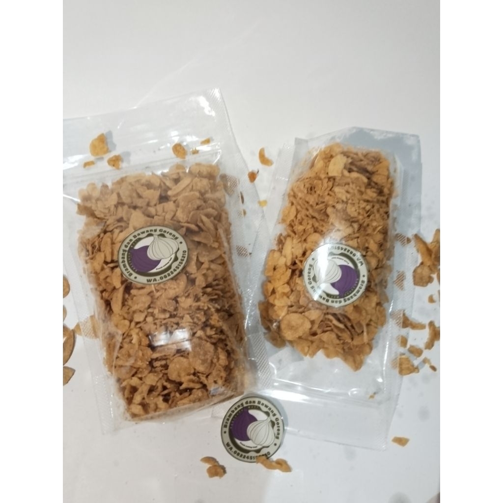 Bawang putih Goreng Renyah 500 gr/bawang putih goreng original/ bawang goreng 500 gram