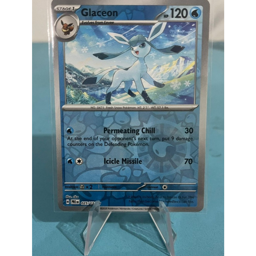 Glaceon [Reverse] #25 Pokemon Prismatic Evolutions