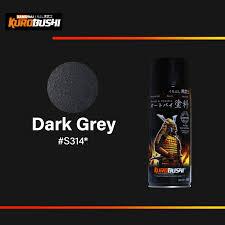 SAMURAI PAINT S314 DARK GREY CAT SEMPROT SPRAY WARNA ABU METALIK  tahan bensin