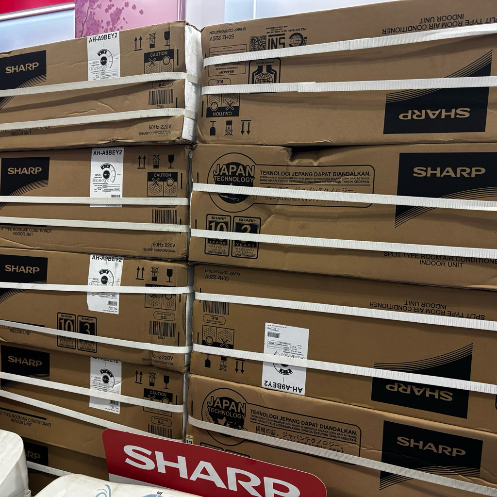indoor ac Sharp 1 pk - 09bey unit only / indoor 3/4pk 07bey