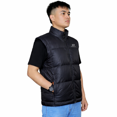 MERMOUNT | Rompi Hitam Gelembung Seri Burangrang | Puffer Rompi Pria Wanita | Water Reppellent | Ori