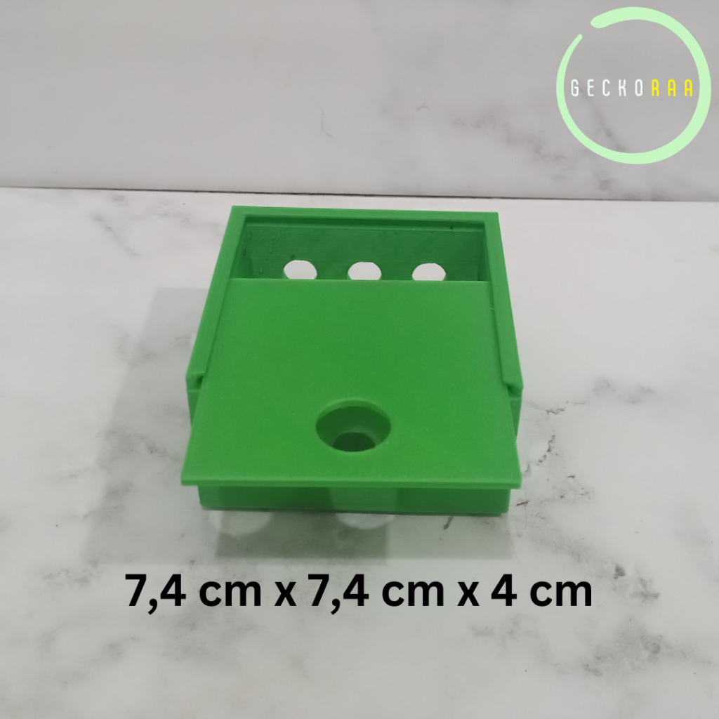 Kotak Lembap Humid Box untuk Lembapkan Kandang Reptil Gecko AFT