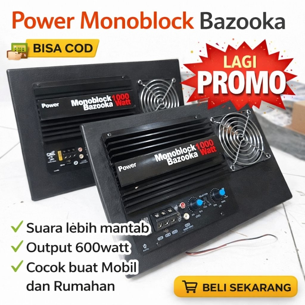 MONOBLOCK BAZOOKA  HIGH POWER HOREG DIJAMIN MENGGELEGAR POWER BAZOOKA UPGRADE