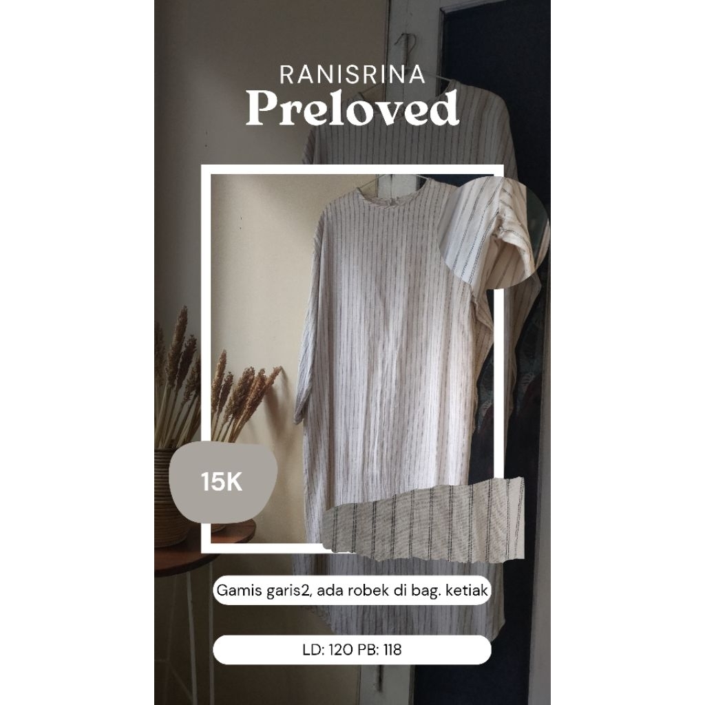 Preloved gamis garis2