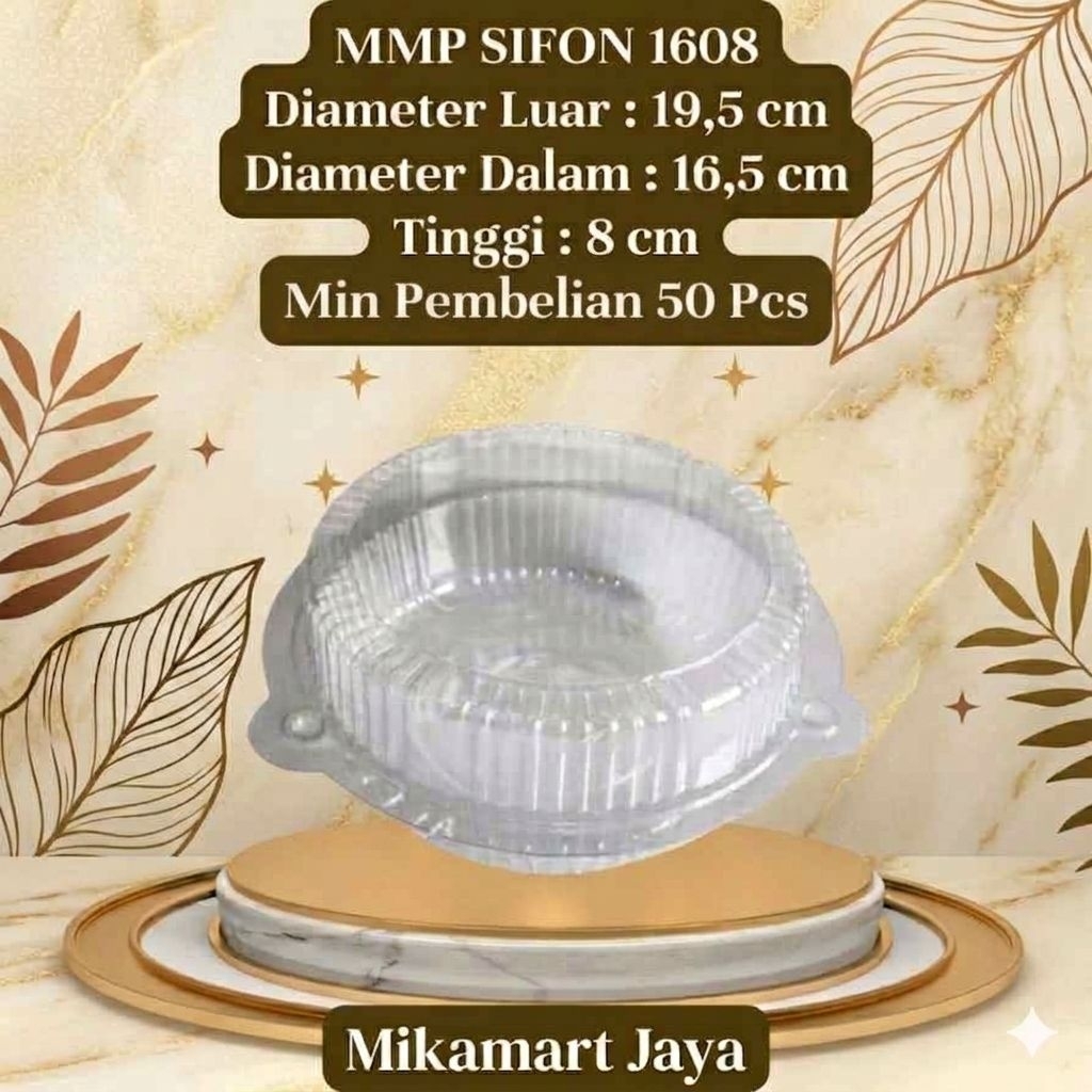 [ Pack 50 pcs ] Mika Bolu Chiffon 16 Cm Mika Sifon 1608