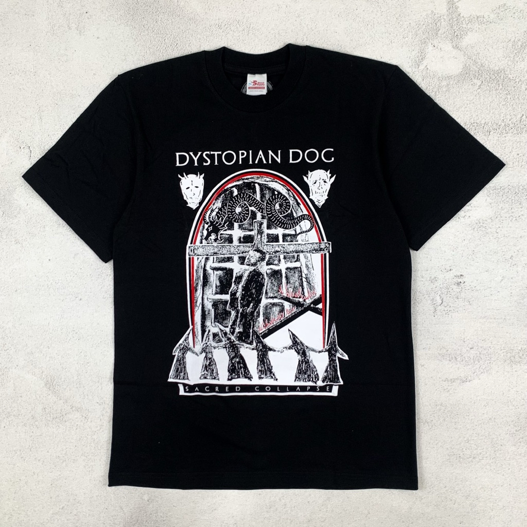 DYSTOPIAN DOG - SACRED COLLAPSE | Tshirt Kaos Band Original Official Merchandise