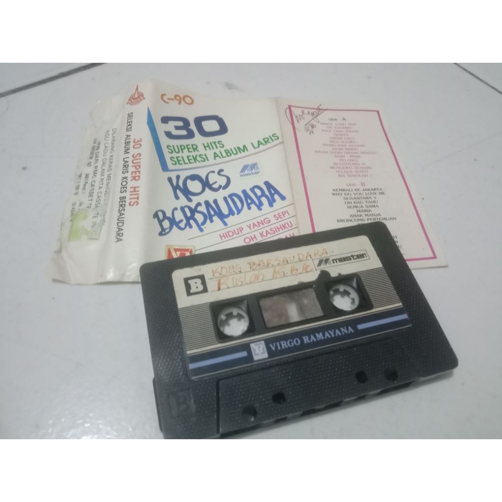 Kaset Pita 30 Super Hits Koes Bersaudara