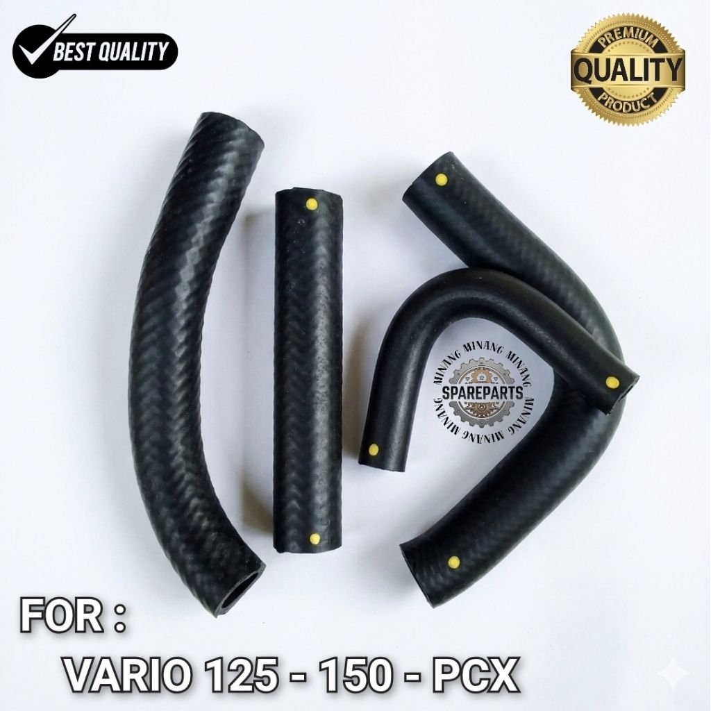SELANG RADIATOR SATU SET UNTUK MOTOR VARIO 110 KARBU, VARIO 125,150, PCX, VIXION OLD, NMAX, AEROX, L