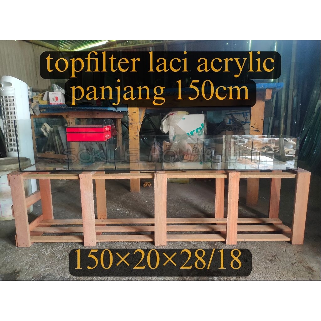 top filter china style 150cm | top filter wetdry | laci acrylic 2 susun
