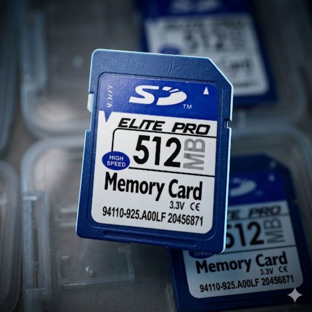 Elite Pro Memori SD card 512 MB Cip Keyboard Memory chip Camera Laptop KN 2400 2600 7000 KORG pa500