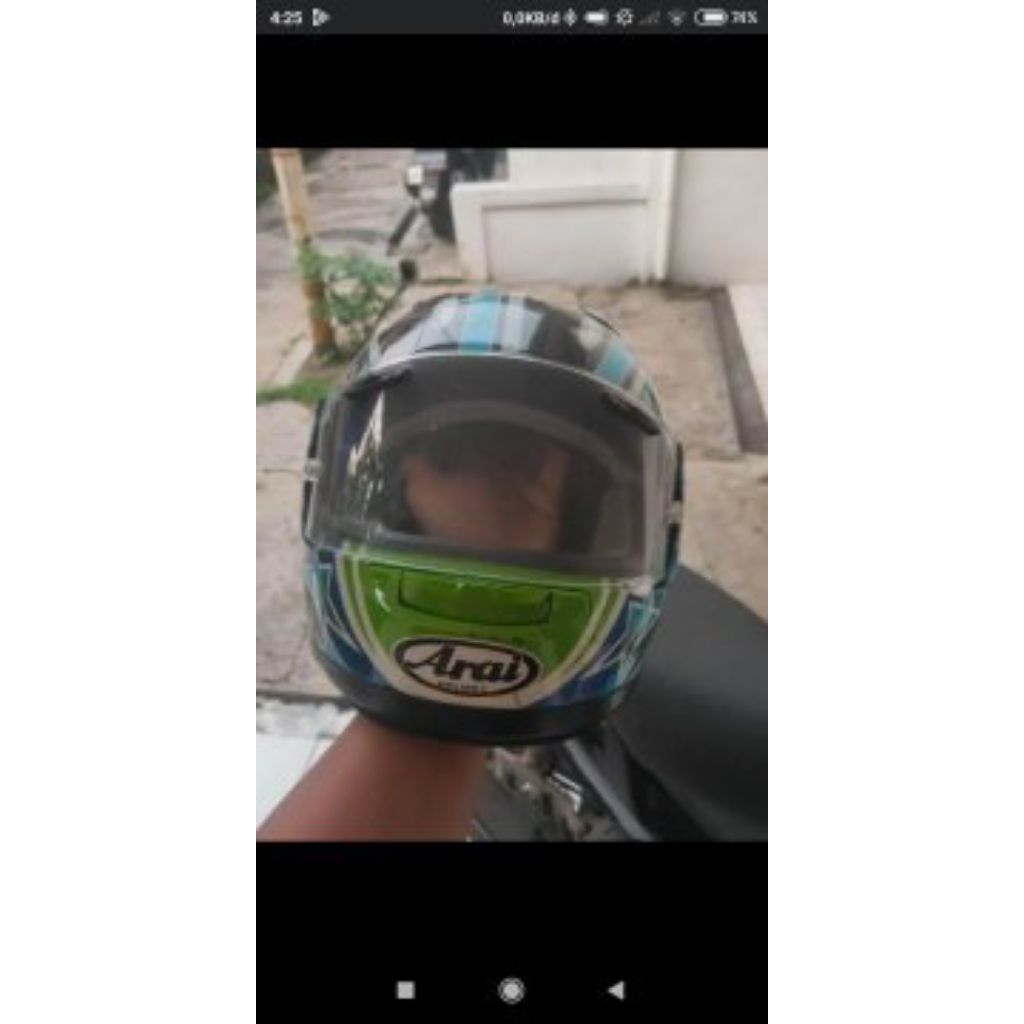 Helm custom Arai Agv Cargloss Shoei