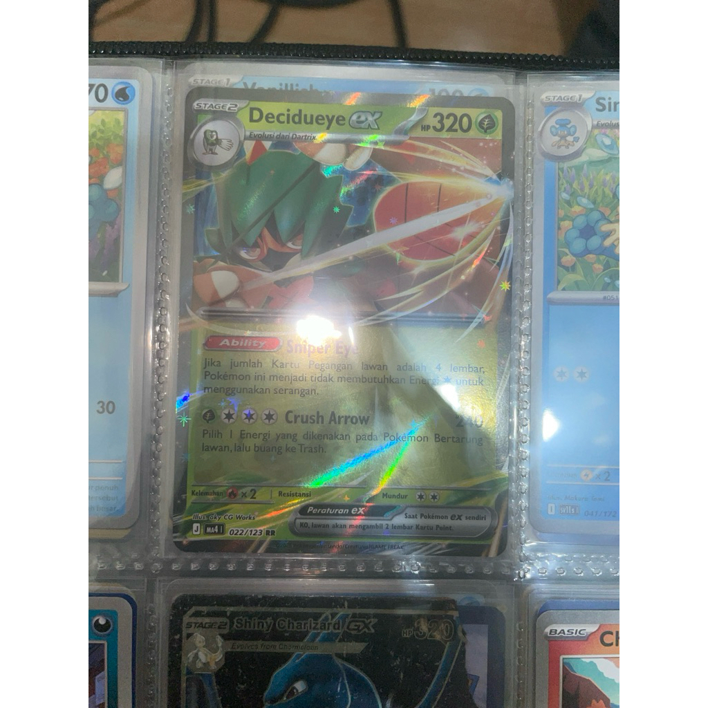 Decidueye ex RR Pokemon 022/123 Ledakan Peniada Indonesia
