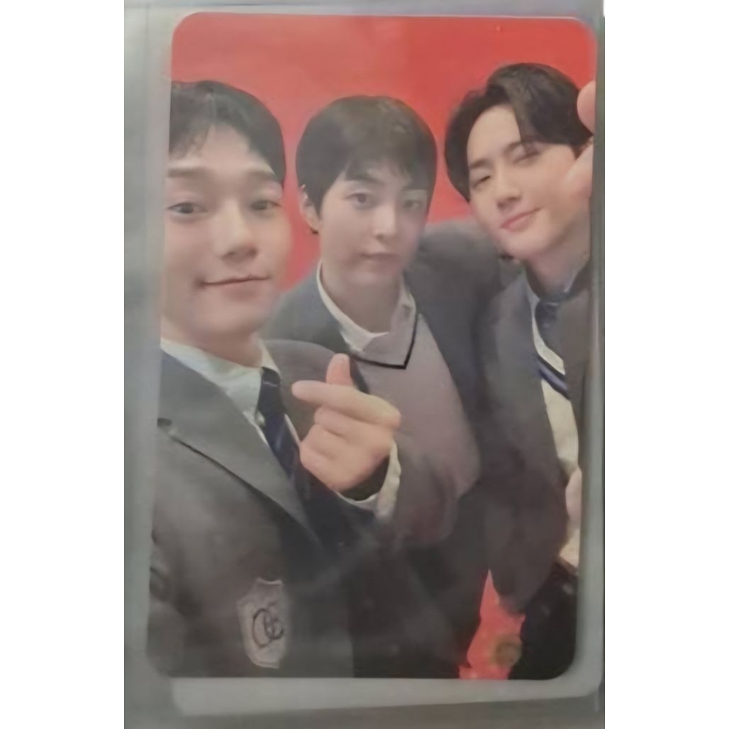Photocard PC EXO Suho, Chen, Xiumin Season's Greeting 2024 SG 2024