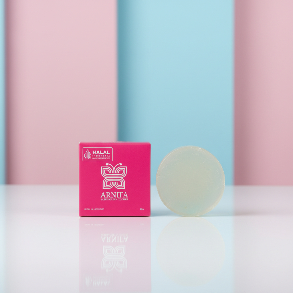 Sabun Arnifa 1 PCS Nyrtea Original 20gr – Sabun Muka Jerawat Bruntusan Wajah Kusam Berminyak Pori Be