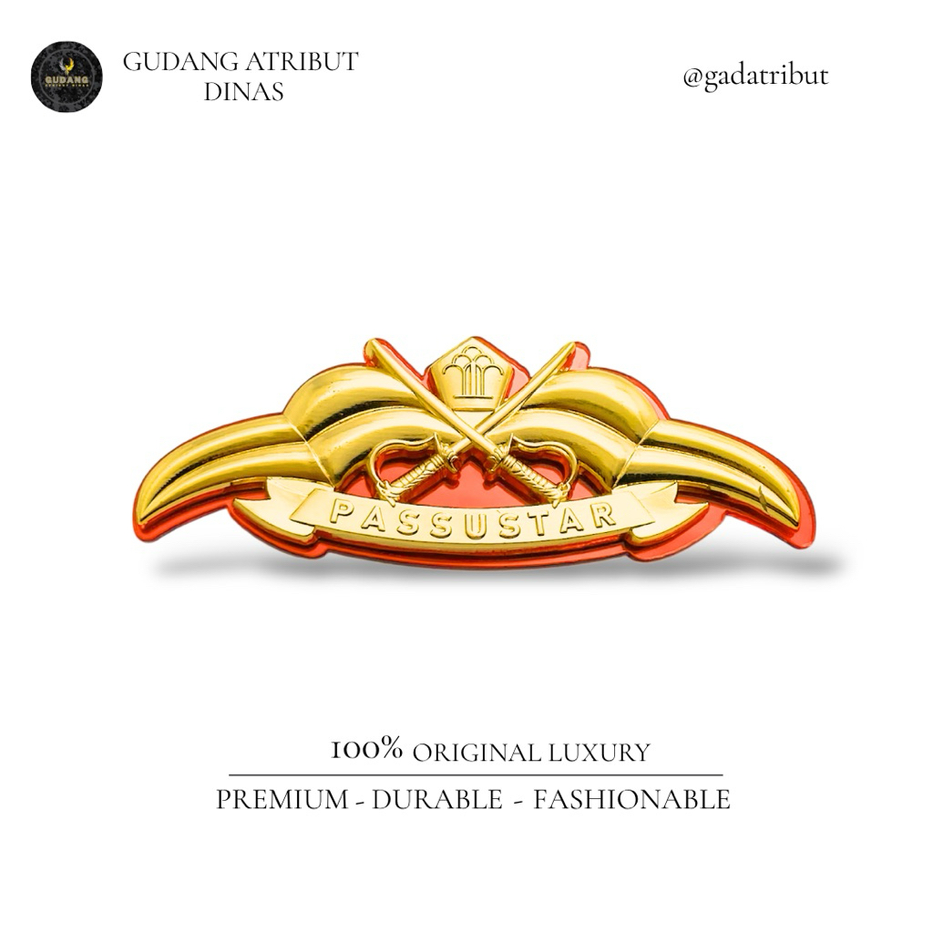 100% LUXURY Pin Passustar Poltekim / Pin Passustar Poltekim Luxury / Atribut poltekim / gad_uniforms