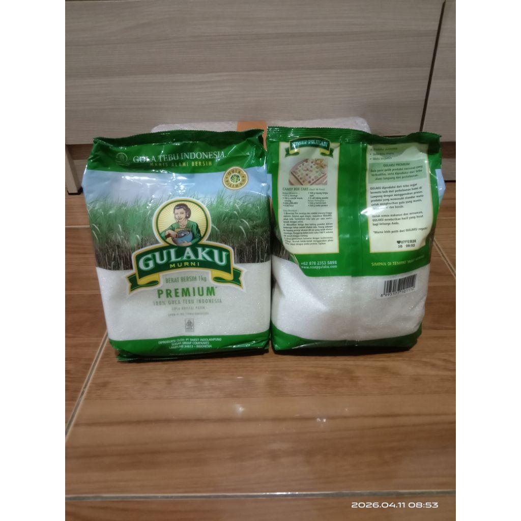 GULAKU KEMASAN HIJAU 1 KG COD