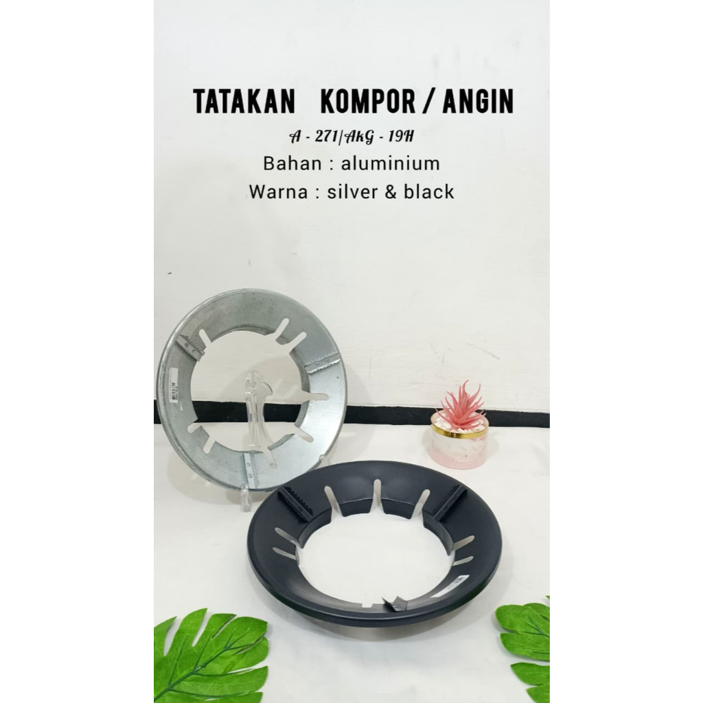 TATAKAN KOMPOR/ ANGIN A-271 / AKG-19H HITAM
