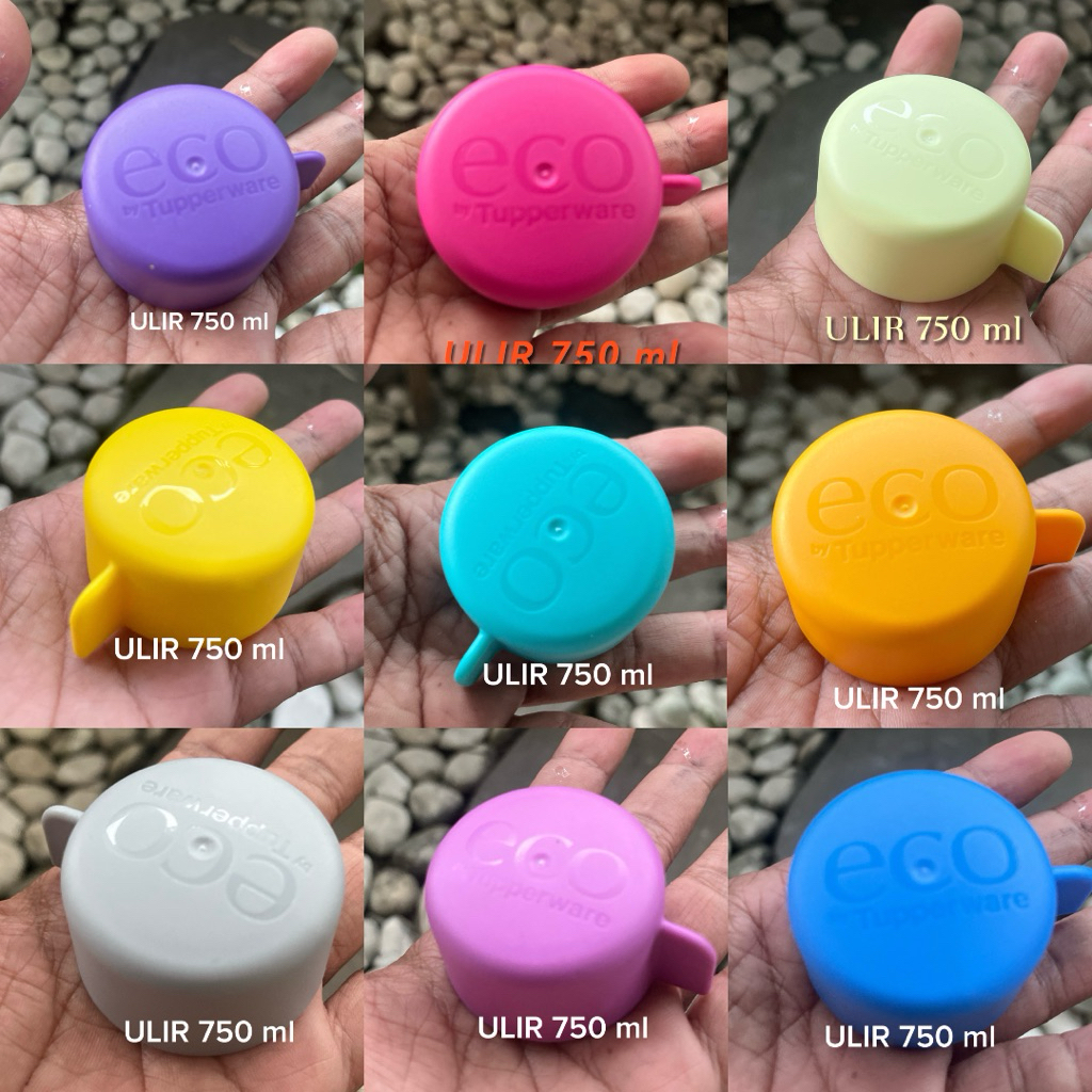 TUTUP BOTOL ECO 750  ml ULIR TUPPERWARE ORI