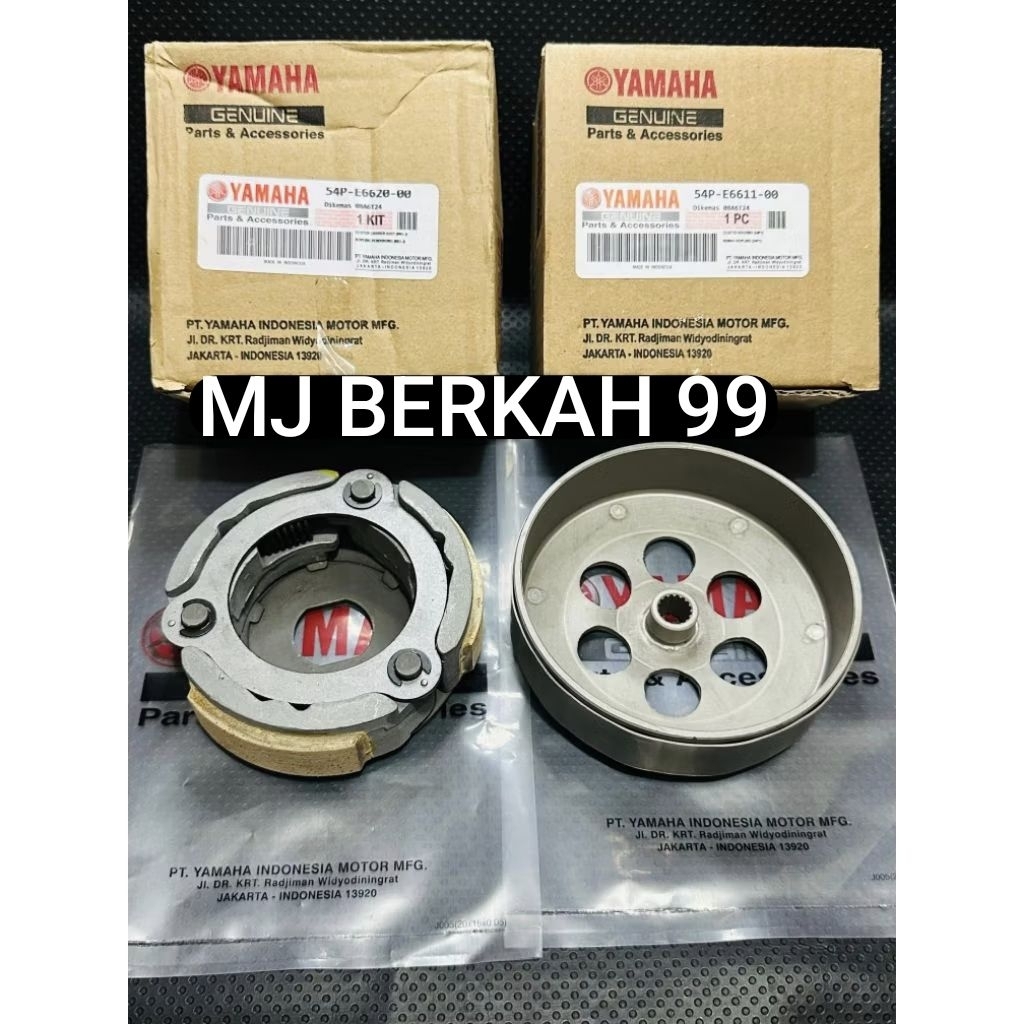 Mangkok ganda 54P+Kampas ganda Assy Yamaha Mio j Mio soul GT 115 Mio GT 115 Fino fi 115 X-ride 115 O