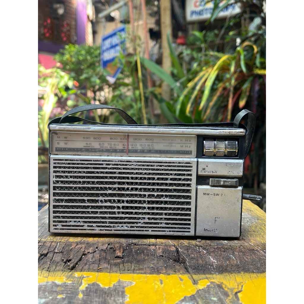 Radio Mini Jadul 2 Band (MW / SW) for Display, National R-218
