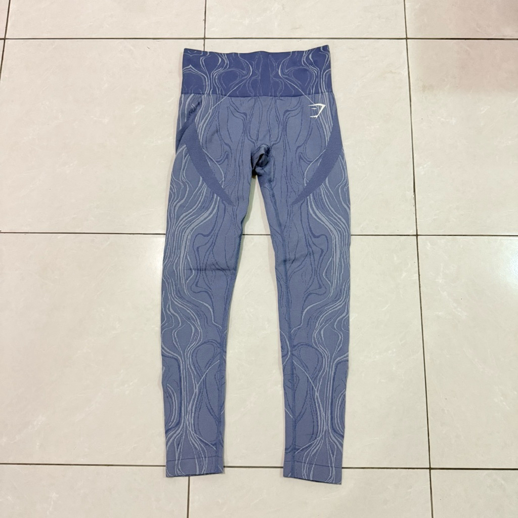 Preloved Leging GymShark Motif Legging Olahraga