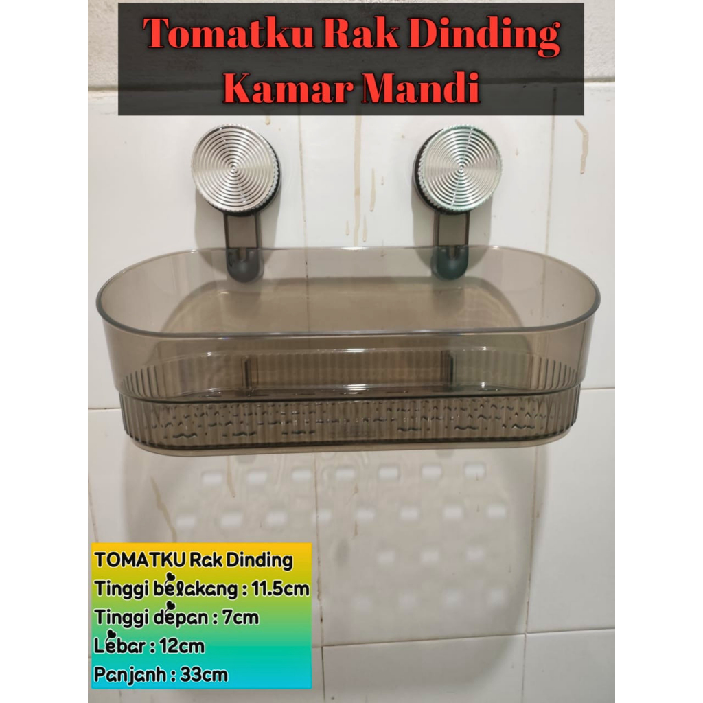 Rak Gantung / Rak Dinding / Rak Tempel Tanpa Paku