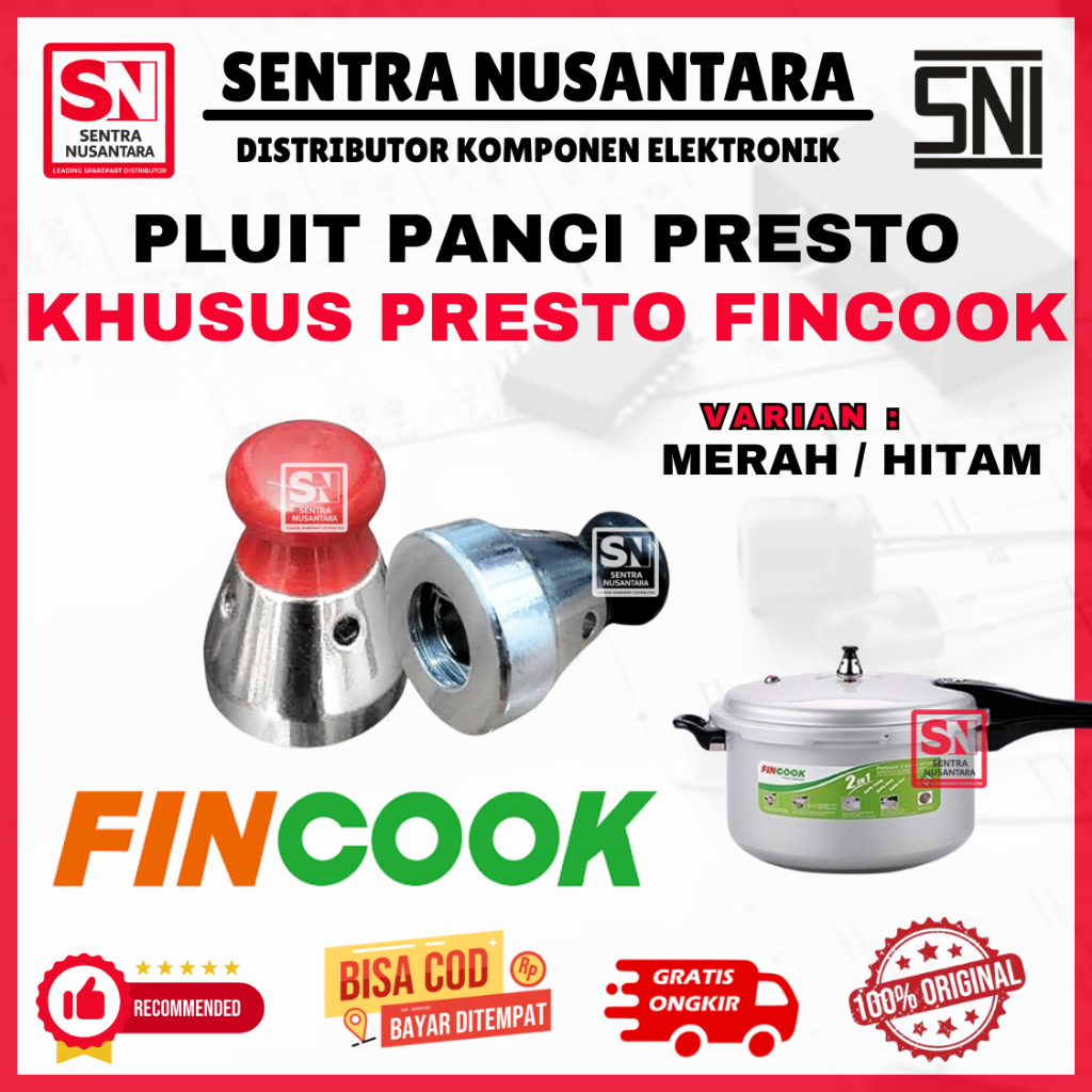 PLUIT TUTUP UAP PANCI PRESTO FINCOOK ORIGINAL | PLUIT PRESTO FINCOOK ASLI | PELUIT PRESTO FINCOOK SE
