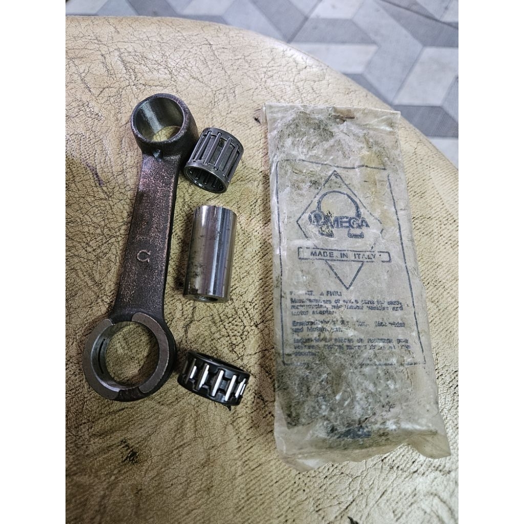 stang seher conecting rod lengkap omega italy vespa lambretta startream 125 cento