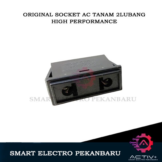 ORIGINAL SOCKET AC TANAM 2 Lobang Embedded Steker Kontra Contra Power Outlet Cok SOKET Soket AC Outl