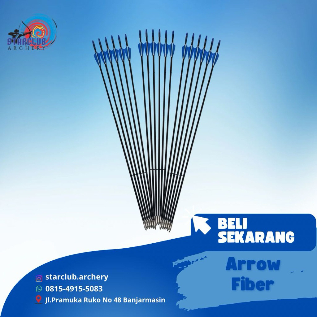 arrow fiber atau anak panah fiber anak panah latihan anak panah murah