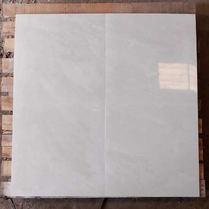 KERAMIK LANTAI GLOSSY CUTTING 50X50 SUN POWER FOLA GREY REC KERAMIK KILAP KERAMIK GLOSSY CUTTING 50X