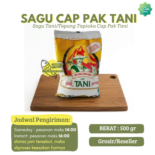Sagu Cap Pak Tani (SAGU TANI) 500 gram