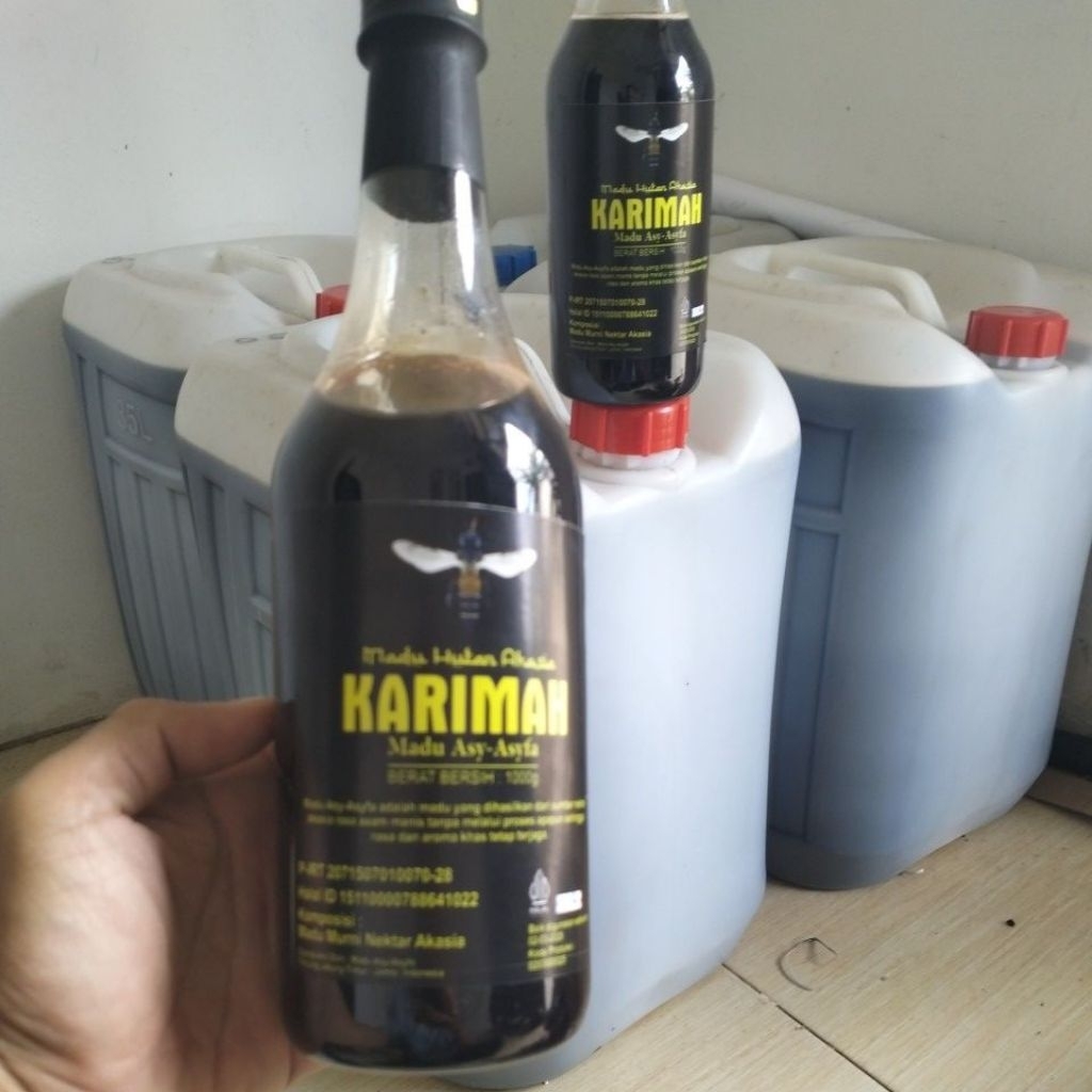 50kg madu hitam akasia Jambi murni madu 100%