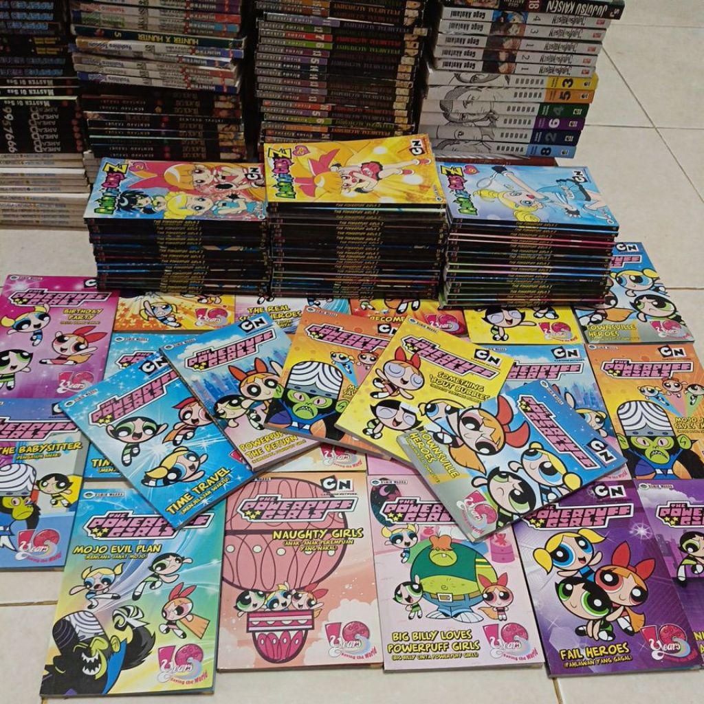 Komik Powerpuff Girls Warna Cabutan Original Preloved
