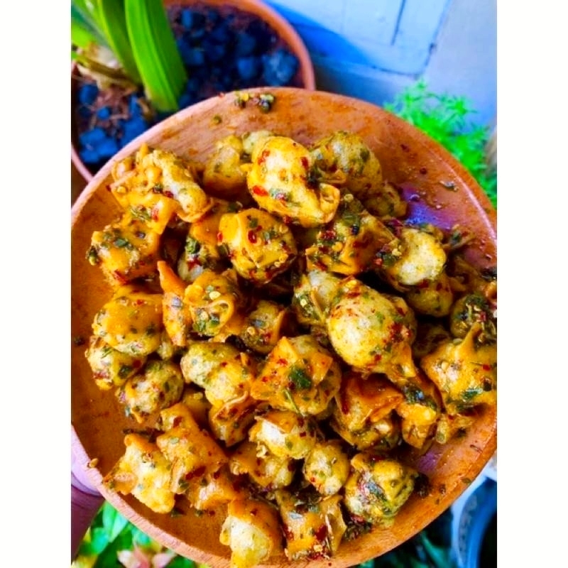 500gr Siomay Mini Kering Siomay Kering Pedas Gurih seblak siomay/somay mini/sebring Siomay mini keri