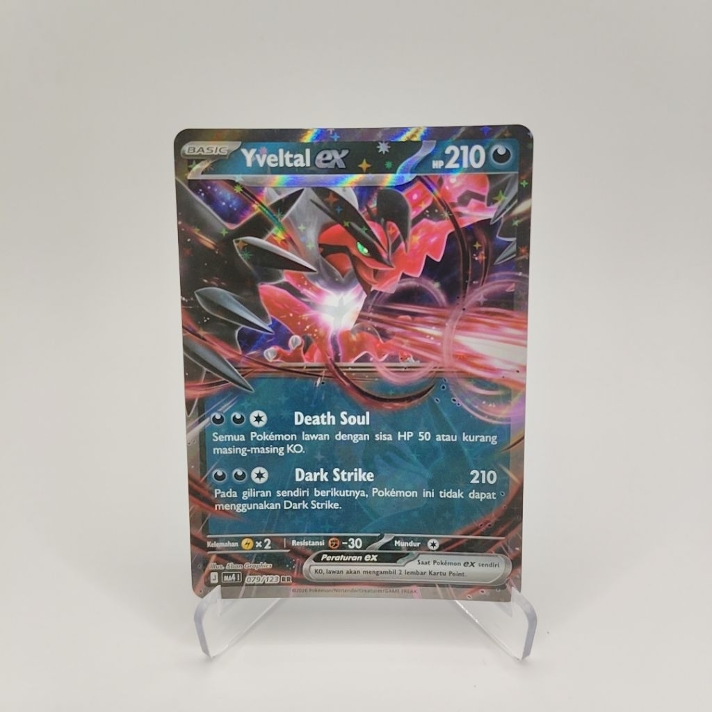 Yveltal ex RR Ledakan Peniada MA4 Pokemon TCG Indonesia