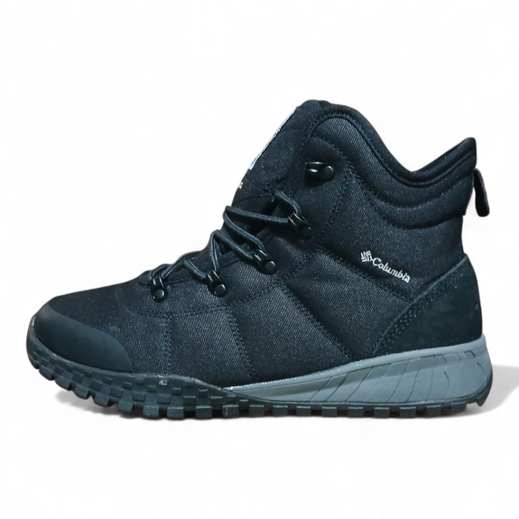 Sepatu Outdoor Columbia Hiking Boots Waterproof Black Grey Series Size 45