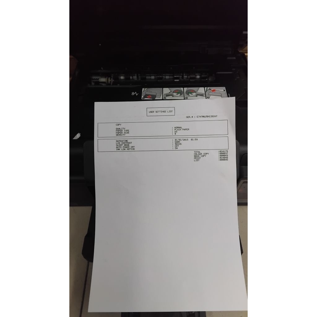 brother dcp t300 printer injek poto copy barang bekas normal