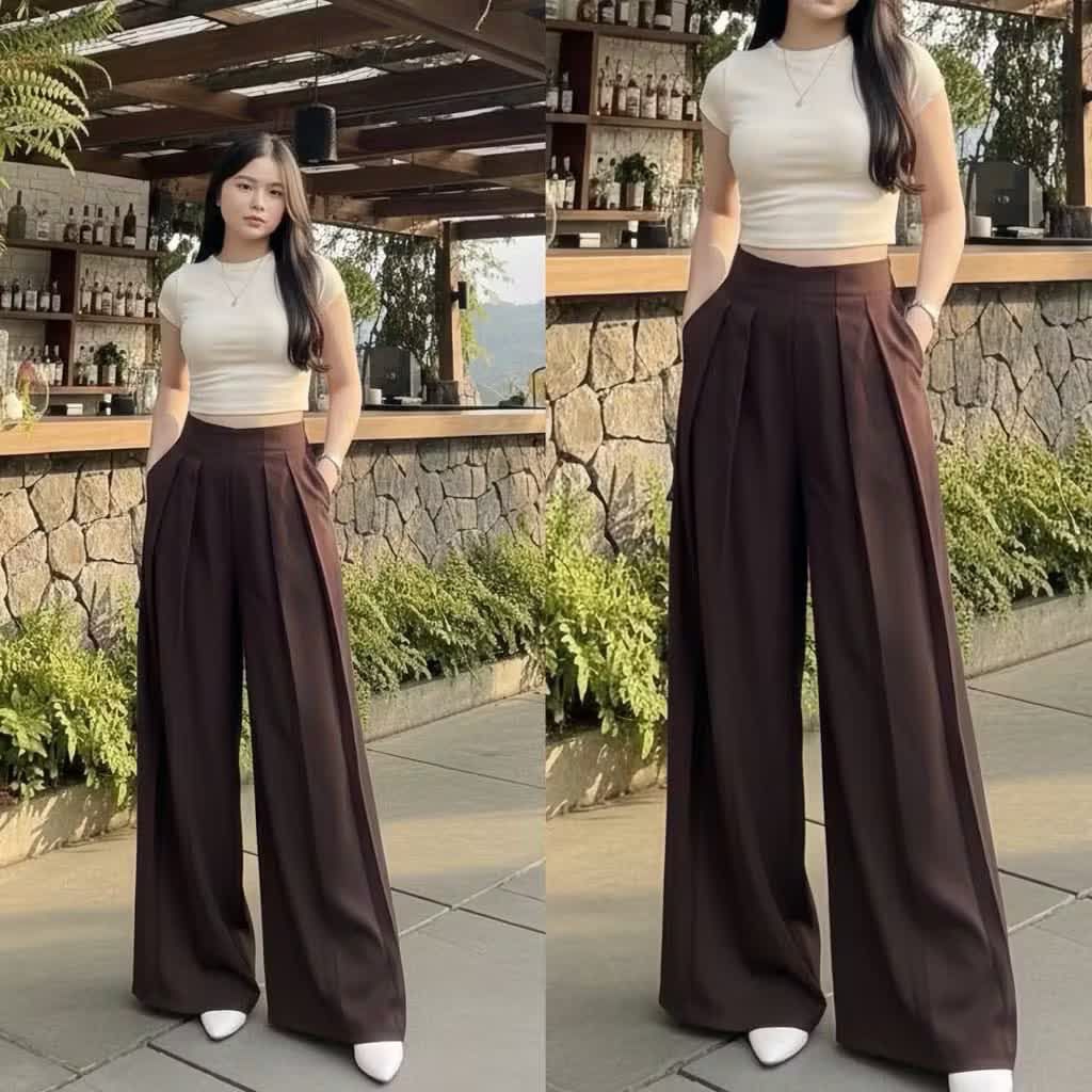 Lavie pants Cullote Palazzo Celana kulot jumbo higwaist Celana kulot wanita big size