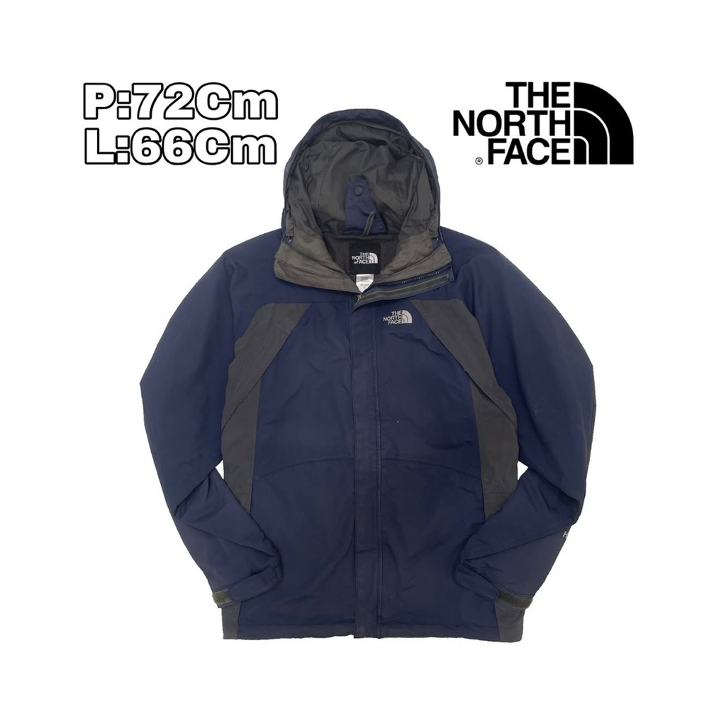 J03 Jaket Gropcore Outdoor The North Face TNF Hyvent  Sport Olahraga Waterproof Parasut Hiking Penda